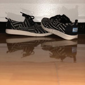 TOMS Black Tribal Woven Women's Del Rey Shoes